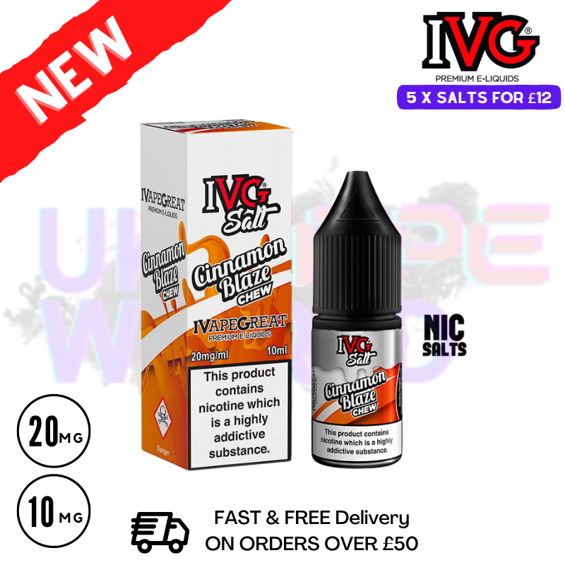 Cinnamon Blaze Chew IVG Salt 10ml Nic Eliquid