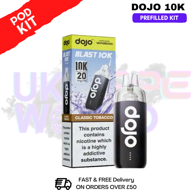 Classic Tobacco Dojo Blast 10K Puff Prefilled Kit