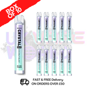 Shop Coconut Blast Crystal Bar Puffs 600 SKE Box Of 10 Disposable Bars - UK Vape World