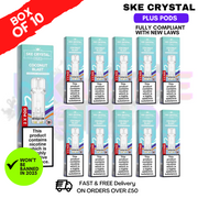 Shop Coconut Blast SKE Crystal Plus Prefilled Pod Box Of 10 - UK Vape World