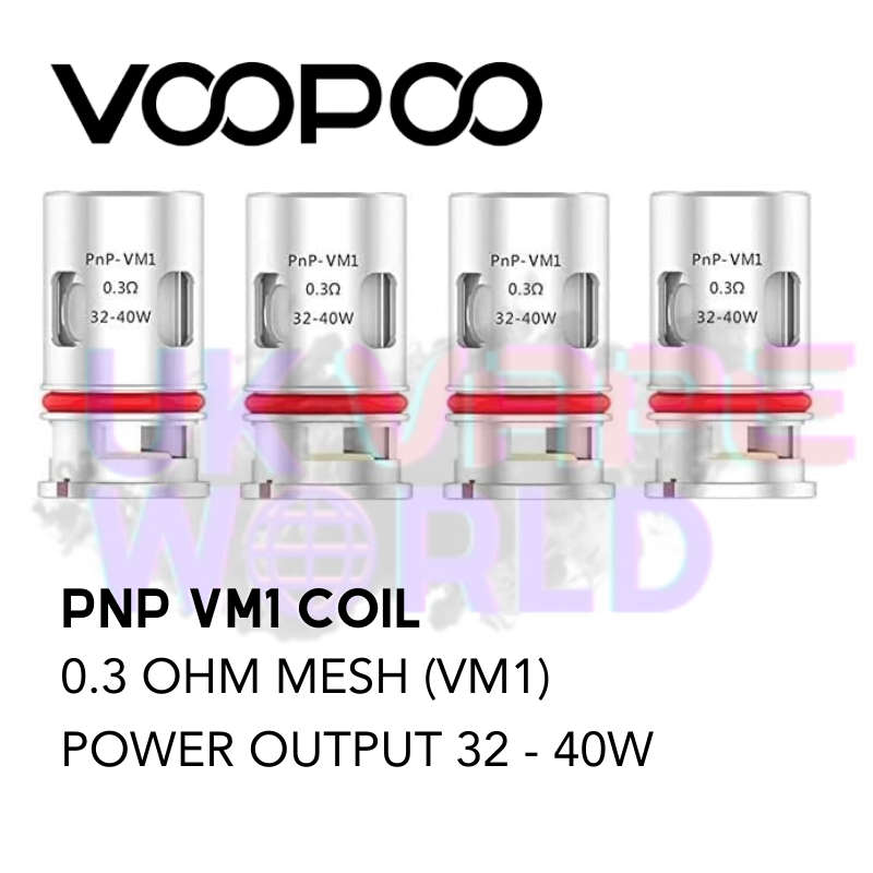 VooPoo PNP VM1 Coils - UK Vape World