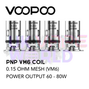 Instructions For Use - VooPoo VM6 Mesh PnP Coil 0.15ohm - UK Vape World