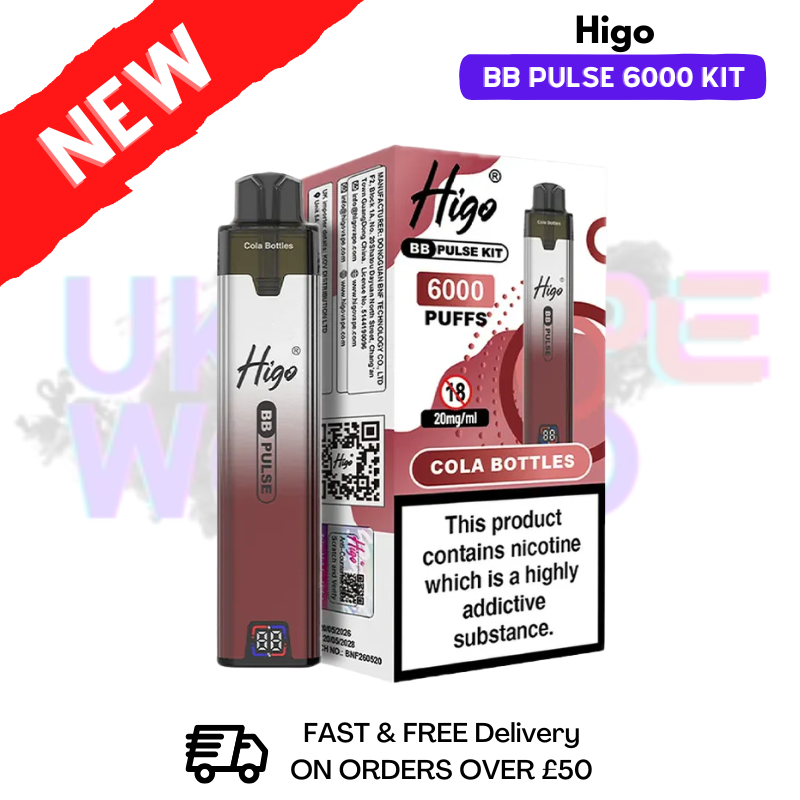 Cola Bottles Higo BB Pulse 6000 Prefilled Pod Kit - ukvapeworld