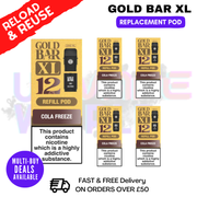 Cola Freeze Gold Bar XL REFIL Pods Box Of 5 - ukvapeworld