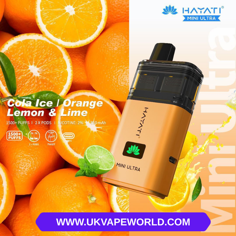Shop Cola ICE Hayati Mini Ultra 1500 Puff Twist Bar - UK Vape World
