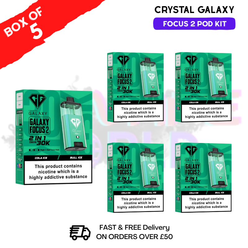 Cola Ice Crystal Galaxy 30K Kits Box Of 5