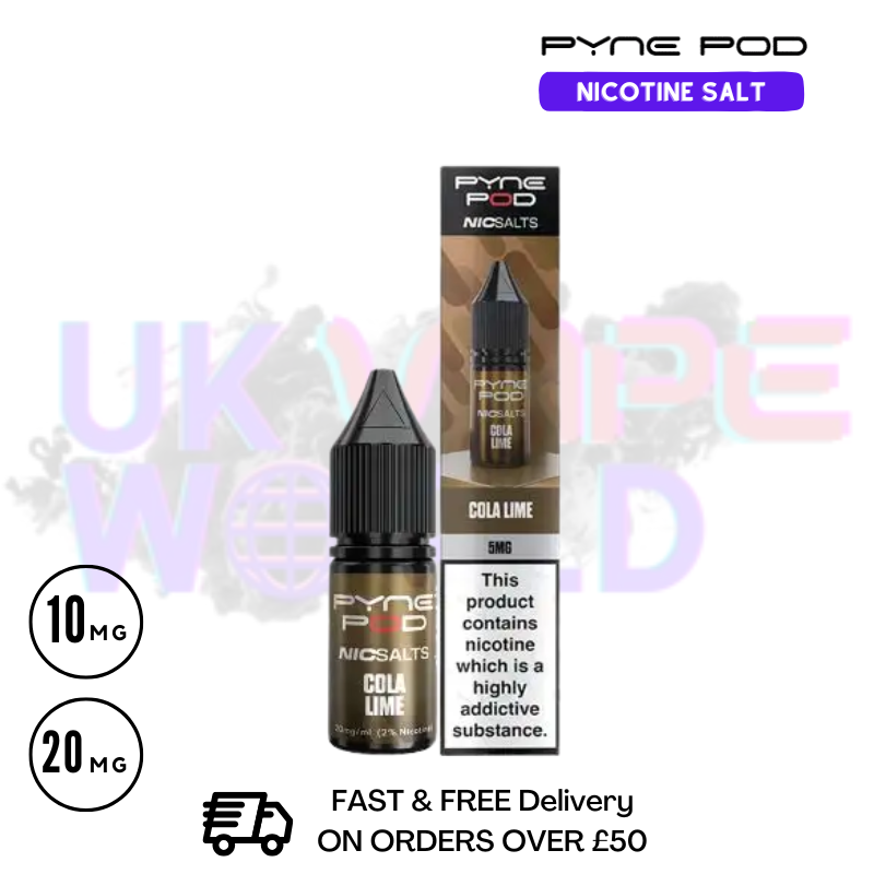 Pyne Pod Cola Lime Nic Salt - Only £1.99 (PC) - ukvapeworld
