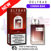 Cola Elf Bar Crystal CR600 Bar - UK Vape World