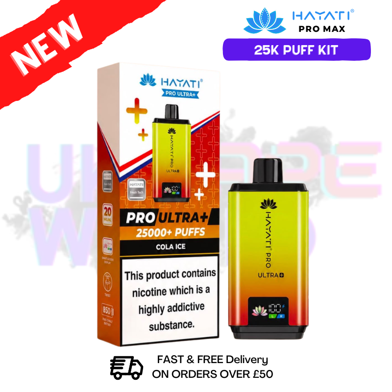Cola Ice Hayati 25K Pro Ultra Plus Kit - UK Vapeworld