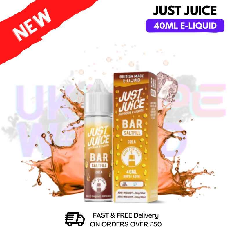 Cola Just Juice 40ml Saltfill E-Liquid