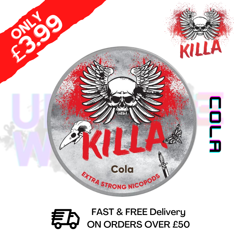 Shop Cola Killa Nicotine Pouches NicoPod Nic Pouch (16.5mg) - UK Vape World