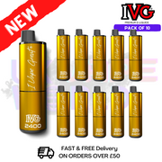 Box Of 10 - Cola Lime IVG 2400 Disposable Vape Pen Kit - UK Vape World