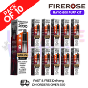 Cola ice Firerose 600 Puff Vape Kits Box of 10 - ukvapeworld