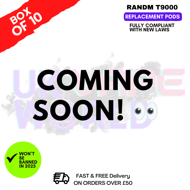 Coming Soon RandM T9000 Replacement pods Box of 10 - UK Vape World