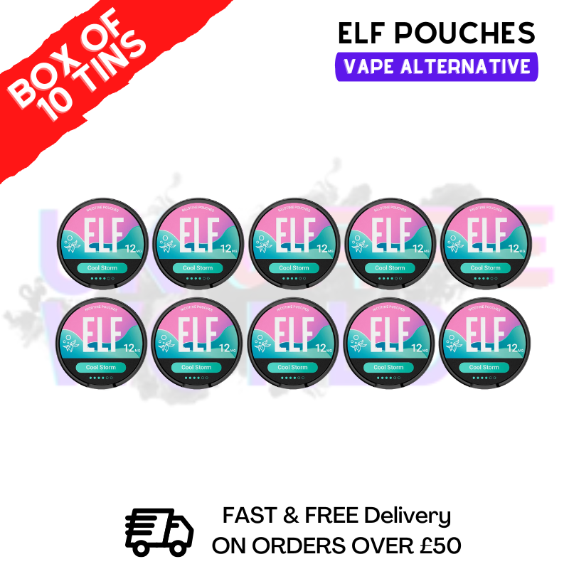 Cool Storm Elf Nicotine Pouches Box Of 10