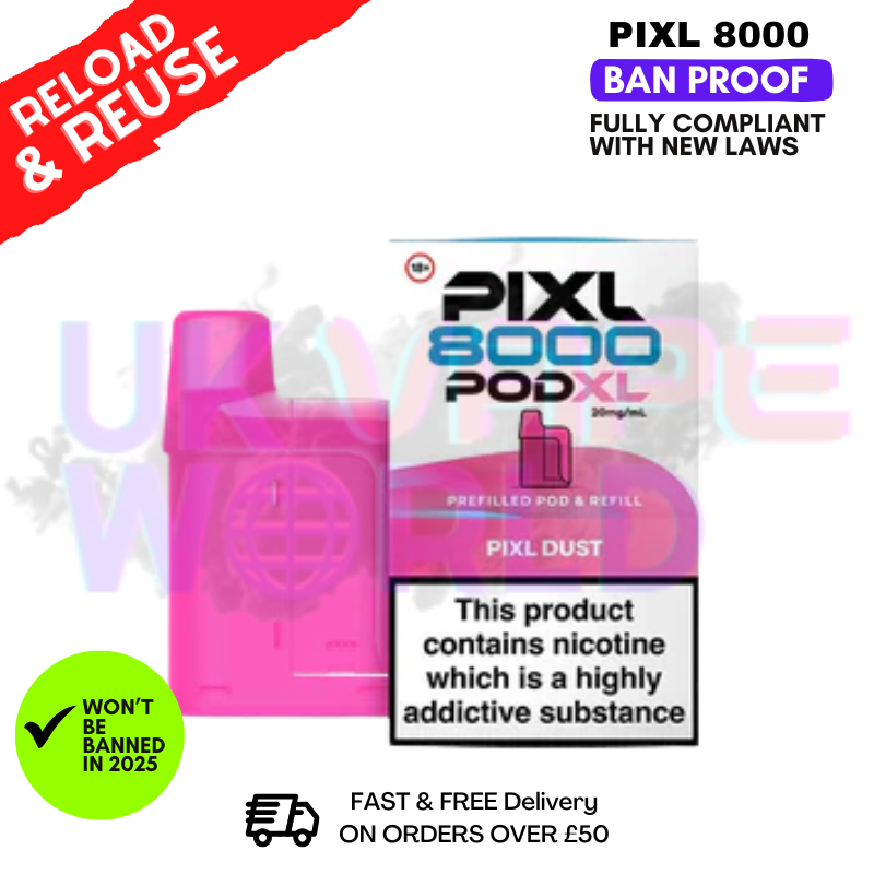 Pixl Dust Pixl 8K Replacement Pods (Refil Pack)