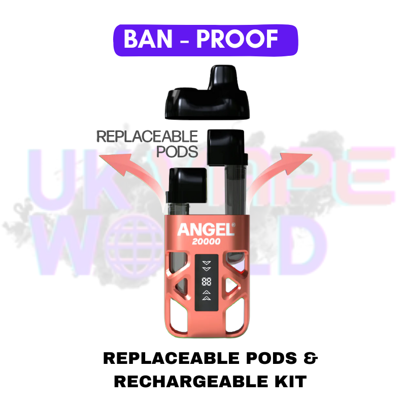 Coral Edition Angel Bar 20K Puff Twist Prefilled Pod Kit