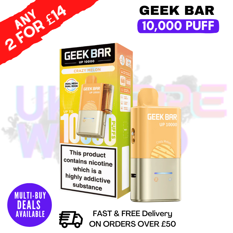 Crazy Melon Geek Bar Up 10000 Pod Kit - ukvapeworld