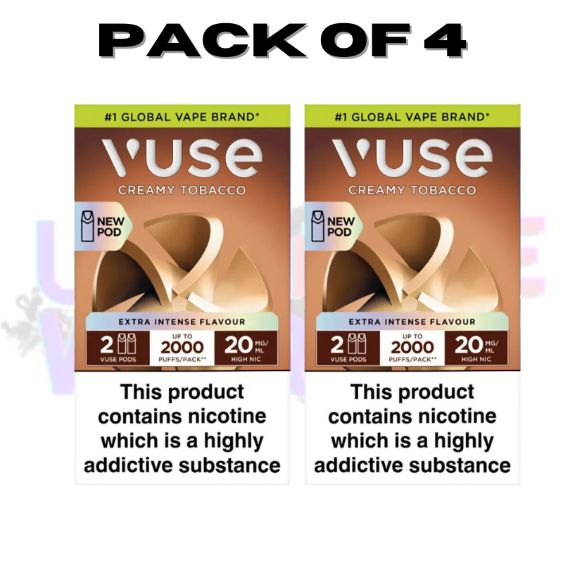 Tobacco Cream Vuse Pro Replacement Pod EPod Tobacco Cream Vuse Pro Replacement Pod EPod