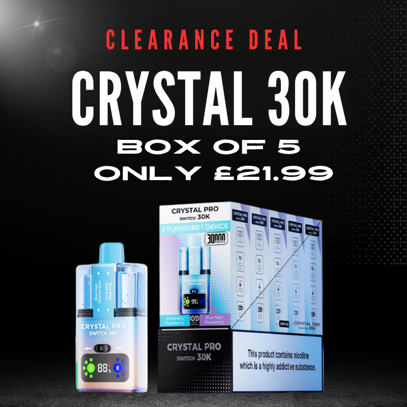 Crystal Pro Switch 30K Box of 5 - Clearance Deal! - Mobile Banner