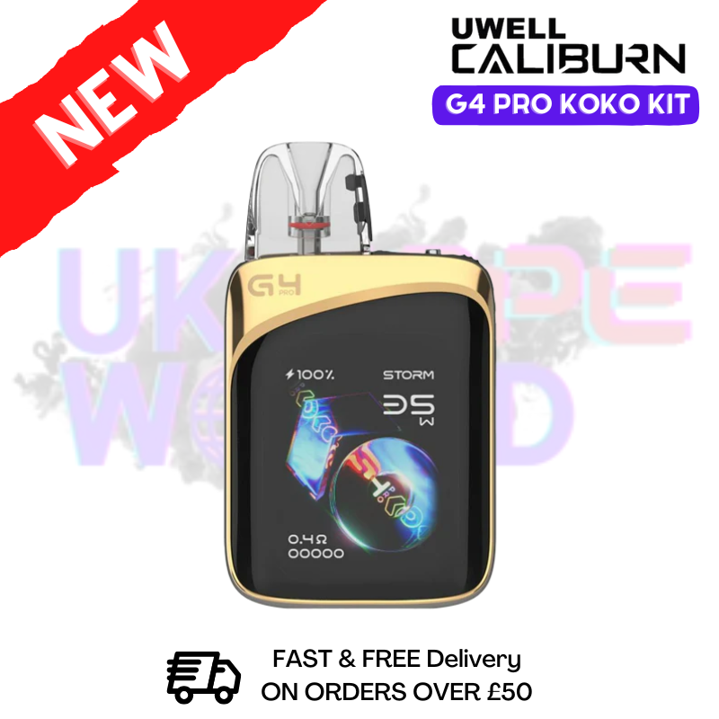 Desert Gold Uwell Caliburn G4 Pro Koko Pod Kit - ukvapeworld