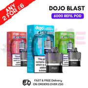 Shop Vaporesso Dojo Blast 6000 Refil Pod - 2 For £6