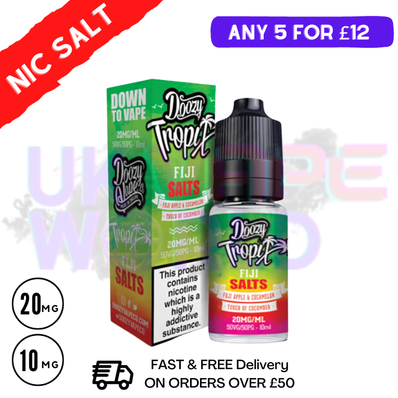 Tropix Fuji DOOZY Nicotine Salt 10ml Nic Eliquid - UK Vape World