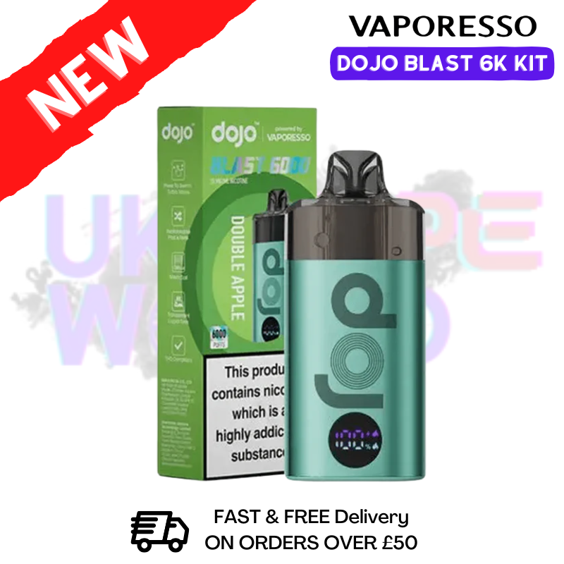 Double Apple Vaporesso Dojo Blast 6000 Kit - £7.00