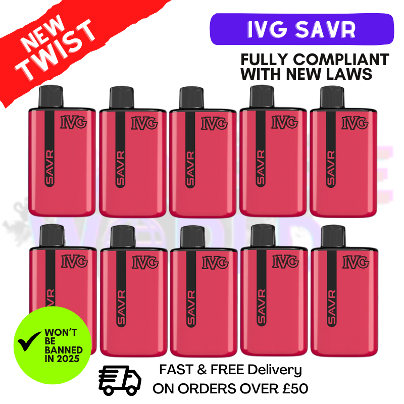 Double Apple IVG Savr 3K Puff Box Of 10