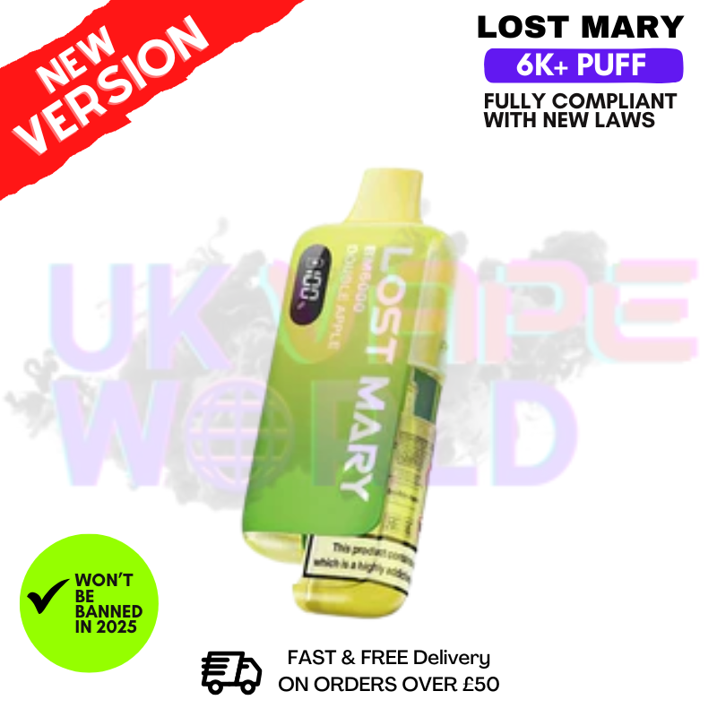 Double Apple Lost Mary 6K Puff Pod Kit - Only £10.99