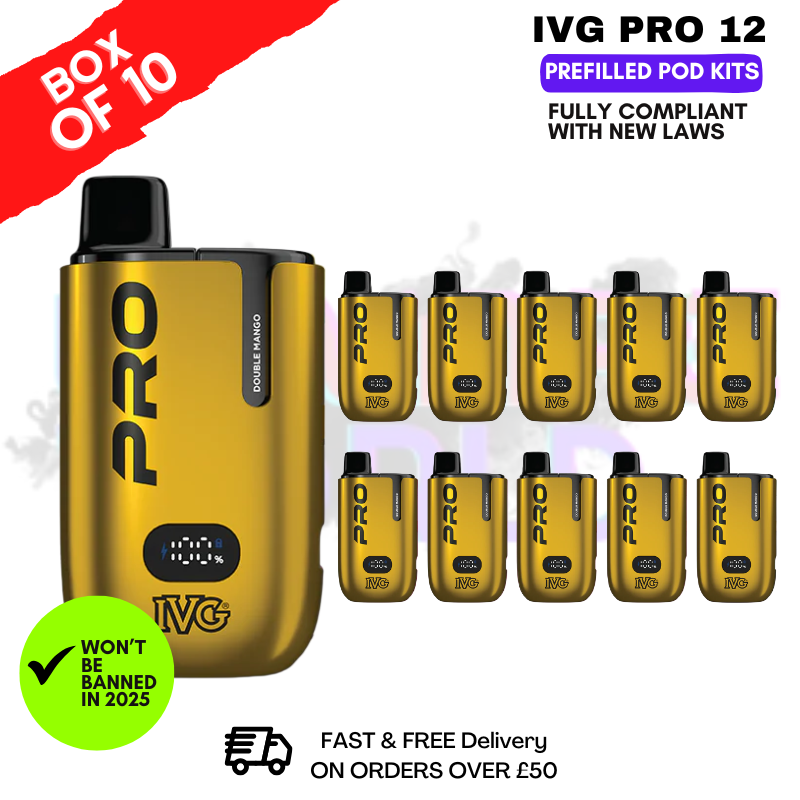 Double Mango IVG Pro 12 Box Of 10 Vape Kits