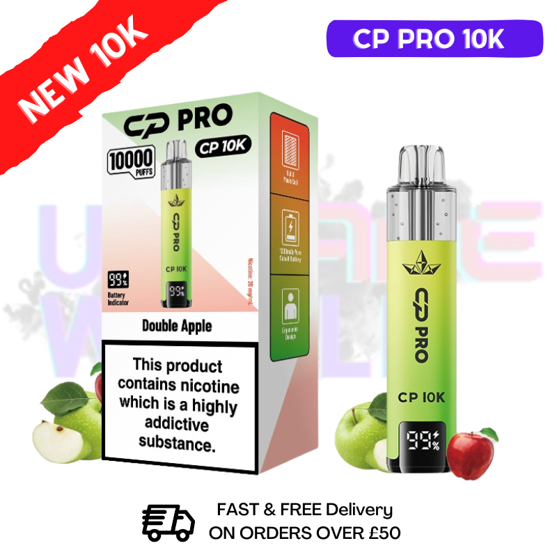 Double Apple Cp Pro 10K Puff Pod Kit - ukvapeworld