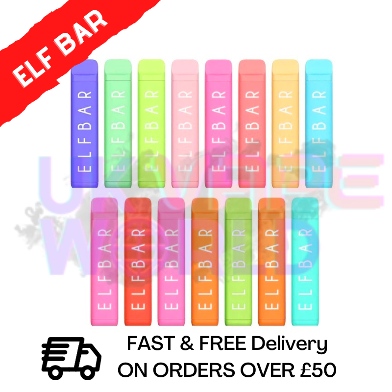 ELF BAR SHISHA MINI MIXED FLAVOURS DEAL - Box Of 10 - UK Vape World