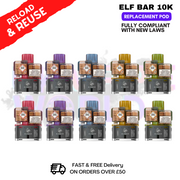 Elf Bar 10K Replacement Pods Box Of 10