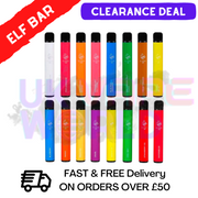 Shop ELF Bar 600 Puff Online - UK Vape WORLD