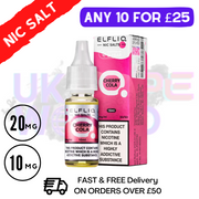 Shop ElfLiq 'Cherry Cola' Nic Salt 10ML eLiquid Online - UK Vape World