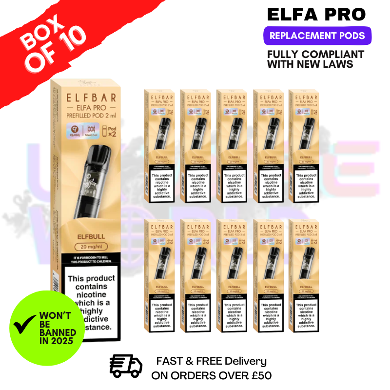Elfbull Elf Bar Elfa Pro Prefilled Pod Box Of 10