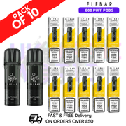 Elf Bar 600 Puff Elfturbo Ice Replacement Pods Box of 10 - ukvapeworld
