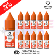 Energy ICE Crystal Clear Nic Salt Box Of 10 - Only £17.99 - ukvapeworld
