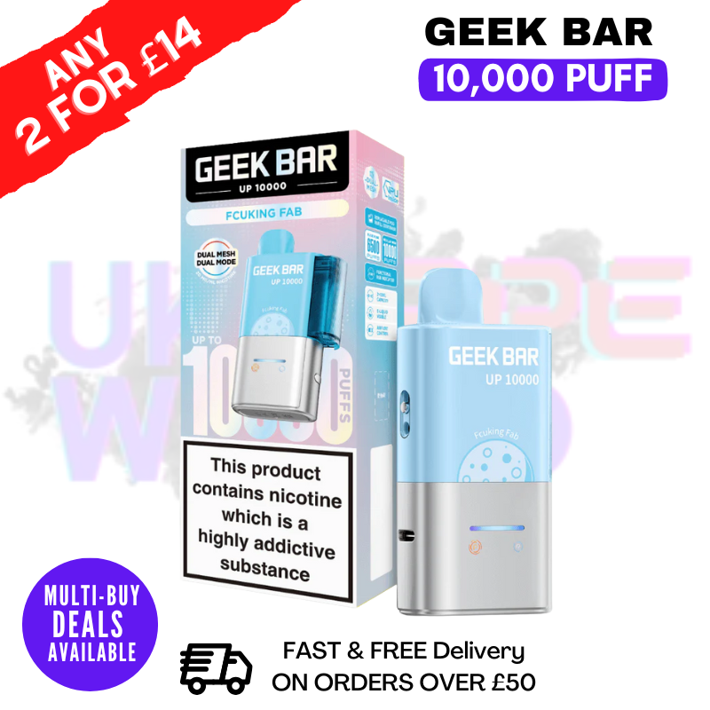 Fcuking Fab Geek Bar Up 10000 Pod Kit - ukvapeworld
