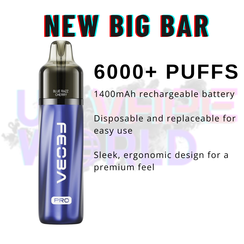 Key Features of the BLUE RAZZ CHERRY FEOBA PRO Replaceable Pod Kit