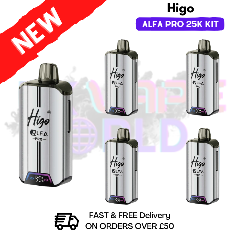 Fizzy Cherry Cola Higo Alfa Pro 25K Prefilled Pod Kit Box of 5 - ukvapeworld