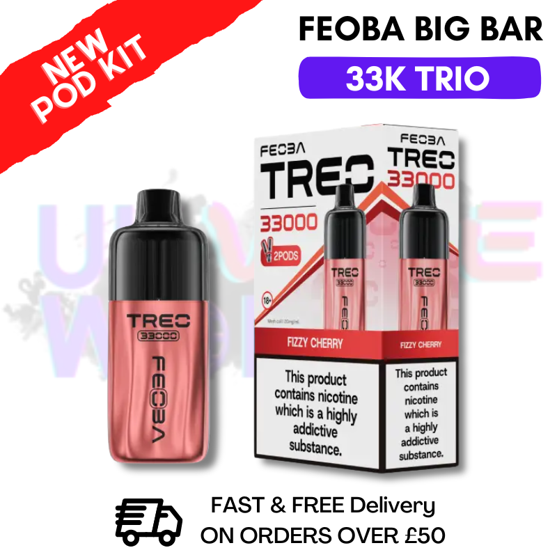 Fizzy Cherry Feoba Treo 33K Puff Pod Kit