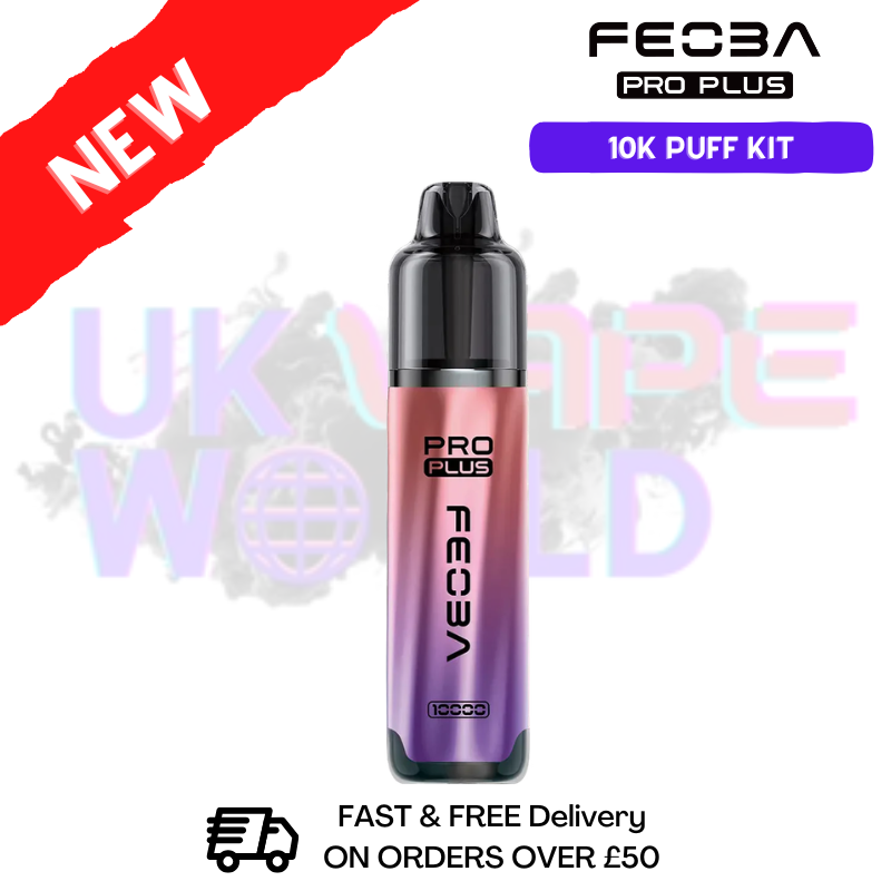 Fizzy Cherry Feoba Pro Plus 10K Puff Vape Kit - ukvapeworld