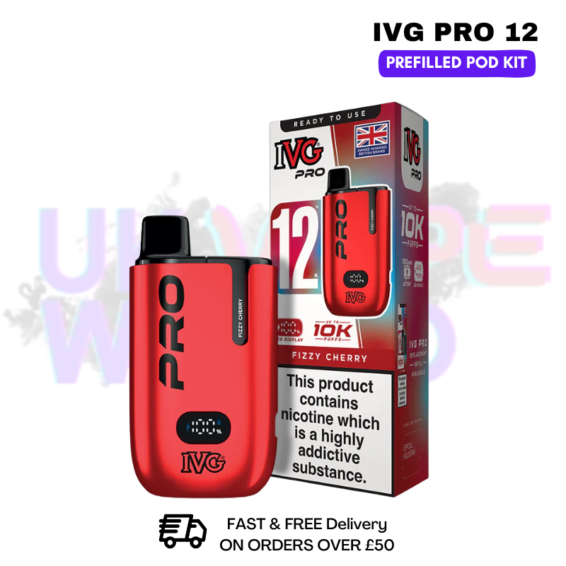 Fizzy Cherry IVG Pro12 Prefilled Pod Kit