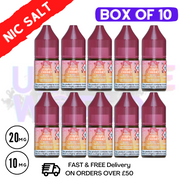 Shop Fizzy Cherry RandM Tornado 7000 Nic Salt BOX OF 10 - UK Vape World