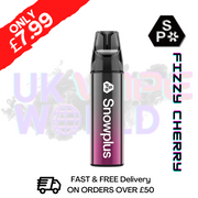 Shop Fizzy Cherry Snow Plus Bar 5000 Pro Vape Disposable Kit - UK Vape World