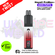 Shop Fizzy Cherry Hayati Pro Max Plus 6000Puff Kit - UK Vape World