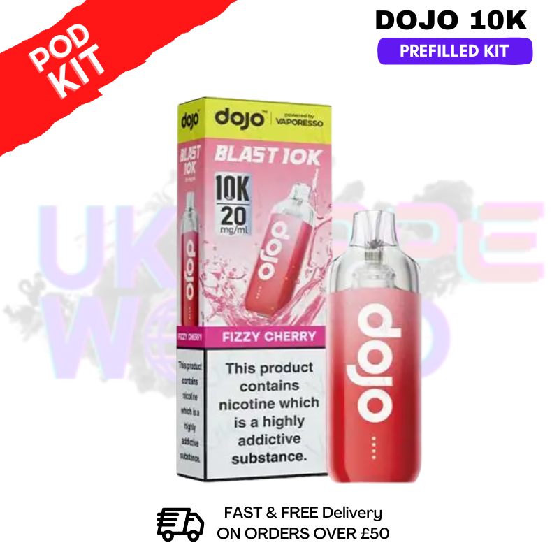 Fizzy Cherry Dojo Blast 10K Puff Prefilled Kit
