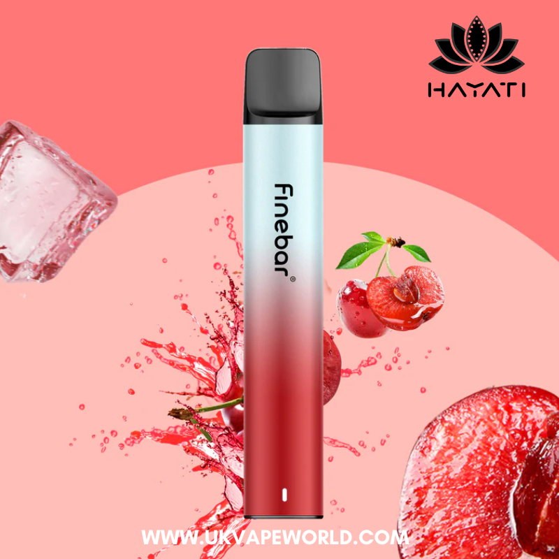 Fizzy Cherry Hayati Finebar Prefilled Pod Kit - 5 For £15 - UKVAPEWORLD